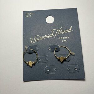New Universal Thread Gold Hoop Earrings